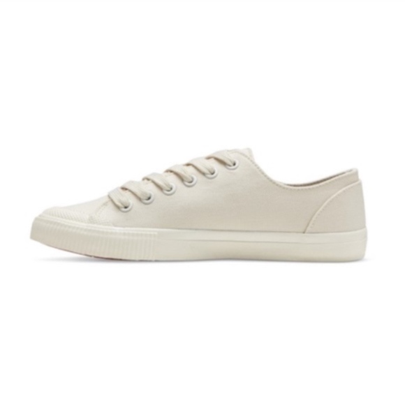 Mossimo Mandy Cream Canvas Sneakers Lace Up New - Picture 5 of 5